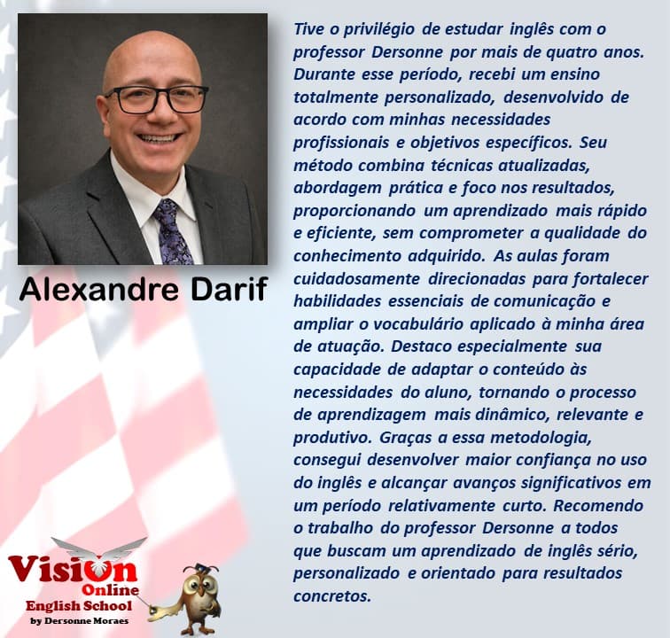 Depoimento de Alexandre Darif